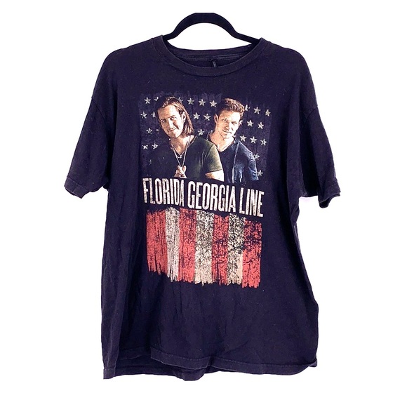 Vintage Florida Georgia line tour t shirt large
